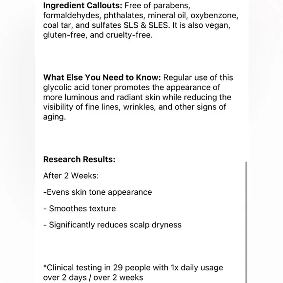 THE ORDINARY Glycolic Acid 7% Exfoliating Toner 100 mL - Picture 10 of 11